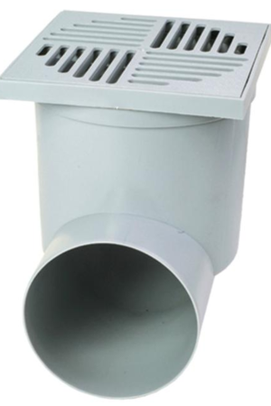 Kratka ściekowa 15×15 boczna 110 popiel 02186