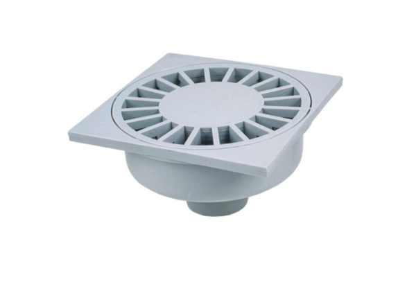 Kratka ściekowa 15×15 prosta 50 szara 01761