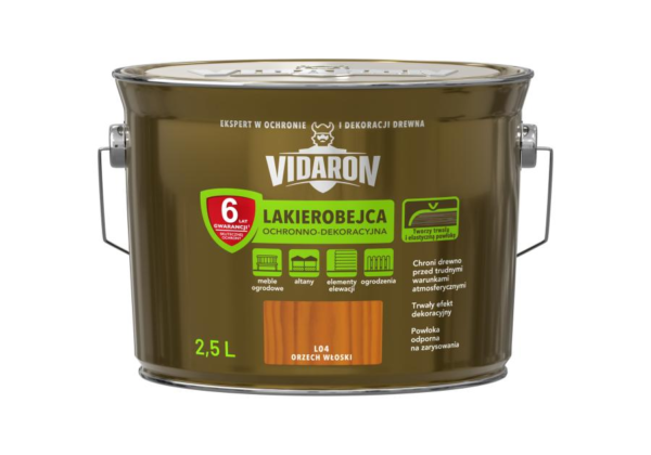 Lakierobejca Vidaron 2,5 Orzech włoski L04