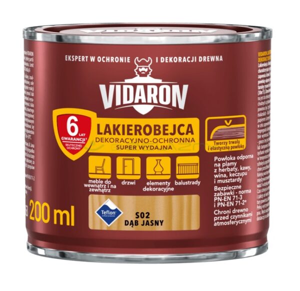 Lakierobejca Vidaron Super 0,2 Dąb jasny S02