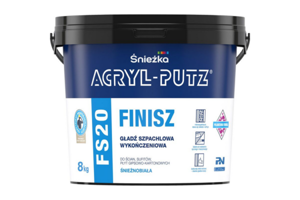 Masa szpachlowa Acryl Putz Finisz 8kg FS20