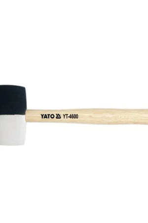 Młotek gumowy 980g czarno-biały Yato 4605
