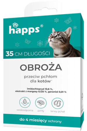 Obroża przeciw pchłom dla kotów
