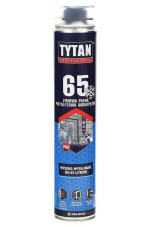 Pianka pistoletowa 65 750ml -20 do +30 Tytan