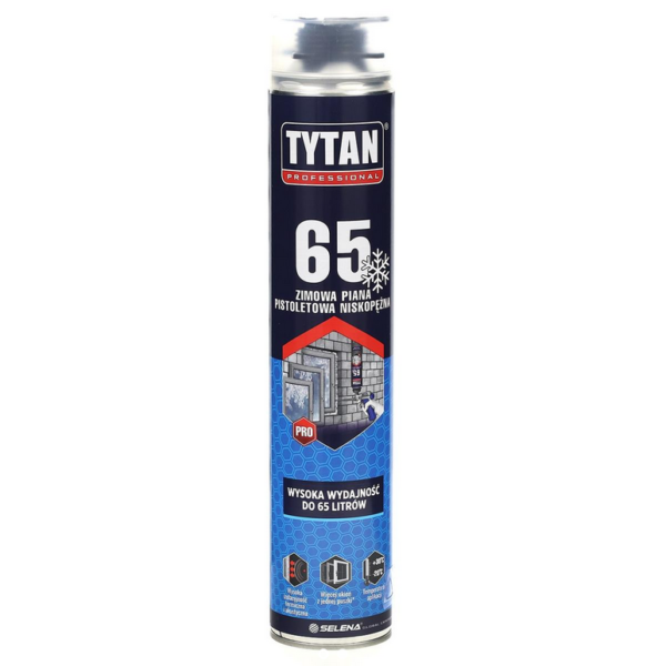 Pianka pistoletowa 65 750ml -20 do +30 Tytan