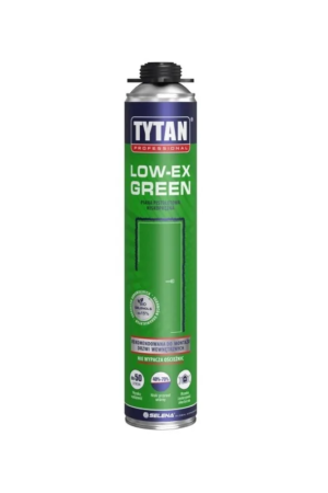 Pianka pistoletowa 750ml LOW-EX Green  Tytan
