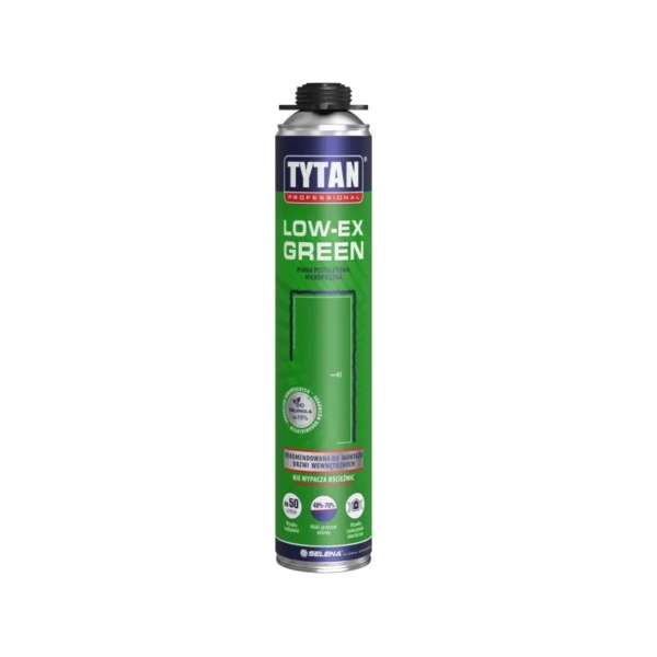 Pianka pistoletowa 750ml LOW-EX Green  Tytan