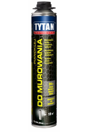 Pianoklej do murowania 870ml szary TYTAN