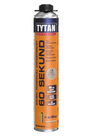 Pianoklej szybki 60 sekund 750ml pistolet TYTAN