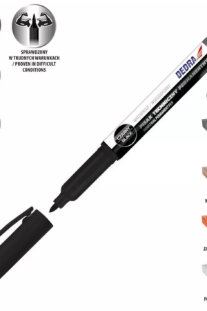 Pisak techniczny czarny 1mm  Dedra