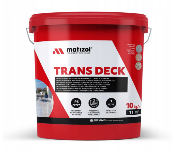 Powłoka hydroizolacyjna transparentna Matizol 5kg