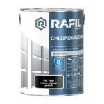 Rafil farba chlorokauczuk 5L czarny głęboki R9005