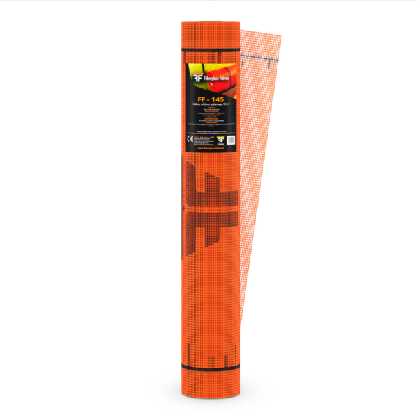 Siatka z włókna szklanego FIBER 145g 1.1mx50 pom