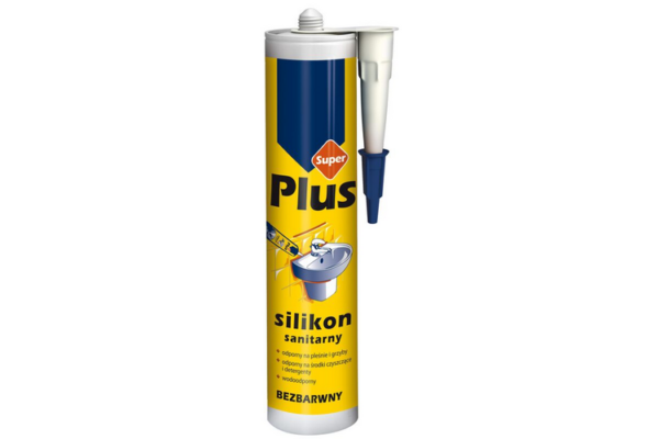 Silikon sanitarny bezbarwny Super Plus 280ml