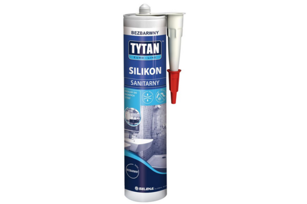 Silikon sanitarny bezbarwny Tytan Euro-Line 280ml