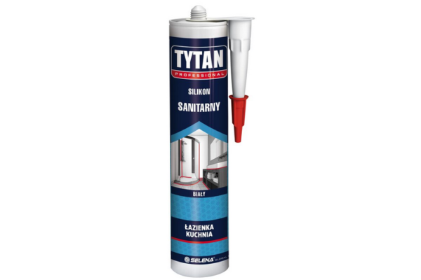 Silikon sanitarny biały 280ml Tytan