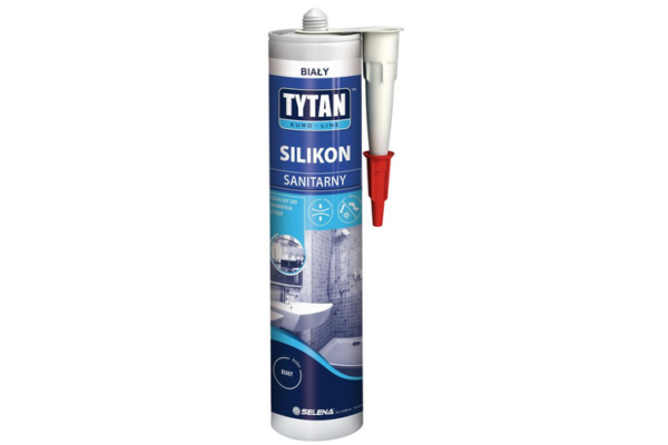 Silikon sanitarny biały Euro-line 280ml Tytan