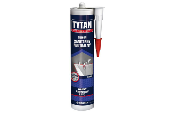 Silikon sanitarny biały neutralny 280ml Tytan