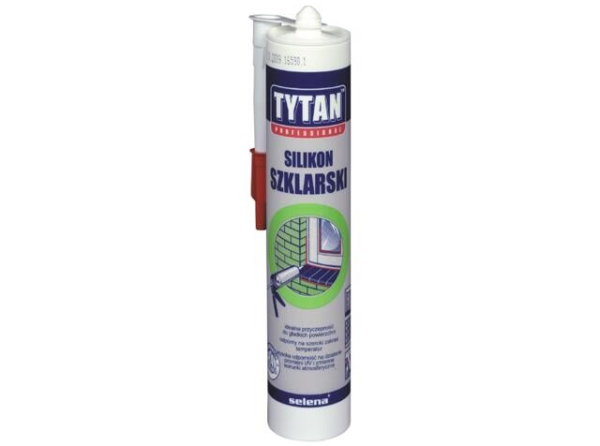 Silikon szklarski bezbarwny Tytan 280ml