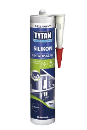 Silikon uniwersalny bezbarwny Euro-Line 280ml