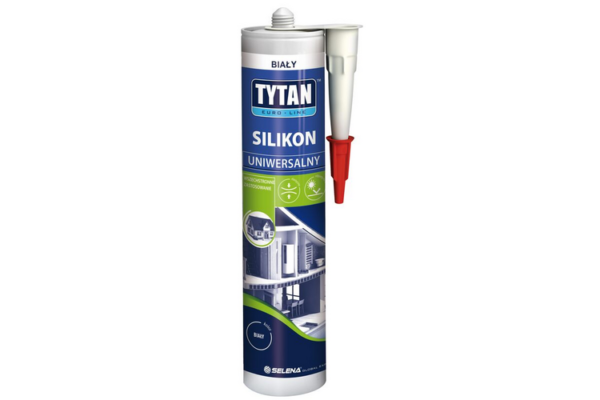 Silikon uniwersalny biały Euro-Line 280ml Tytan