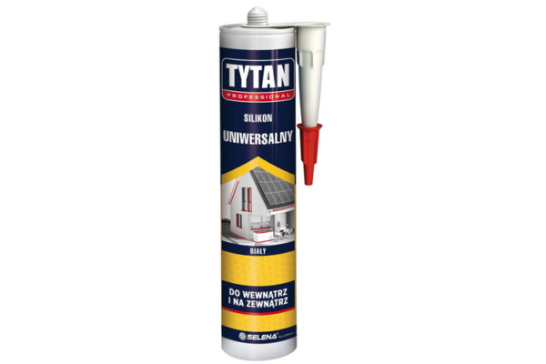 Silikon uniwersalny biały Professional 280ml Tytan