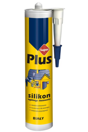 Silikon uniwersalny biały Super Plus  280ml