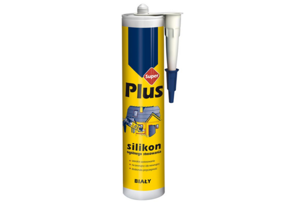 Silikon uniwersalny biały Super Plus  280ml