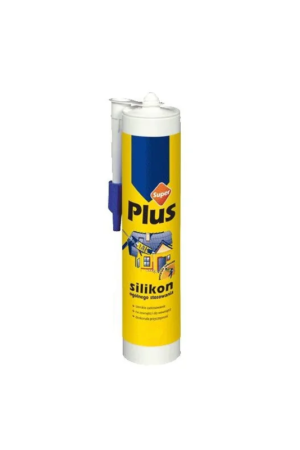 Silikon uniwersalny szary Super Plus 280ml Tytan