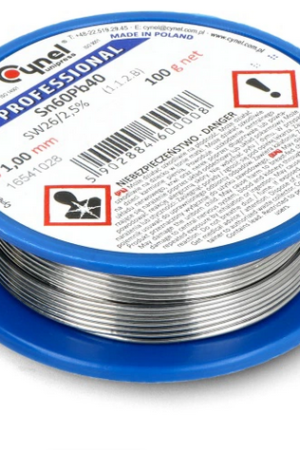 Spoiwo lutownicze z kalafonią 100g 1.0mm     2834