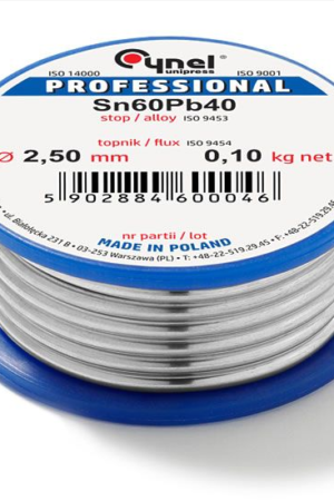 Spoiwo lutownicze z kalafonią 100g 1.5mm   2835