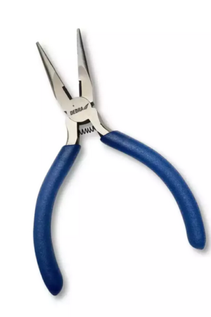 Szczypce wydłużone proste 130mm precyzyjne