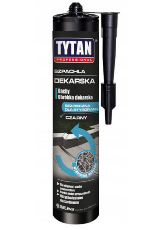 Szpachlówka dekarska masa bitumiczna czarna 280ml