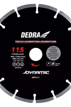 Tarcza diamentowa 180 segment Dynamic  Dedra
