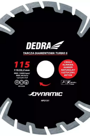 Tarcza diamentowa 230 turbo 22.2mm Dynamic