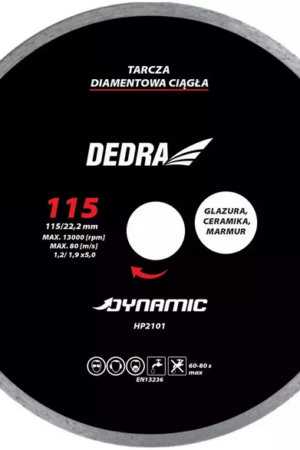 Tarcza diamentowa 250/25.4mm pełna Dynamic