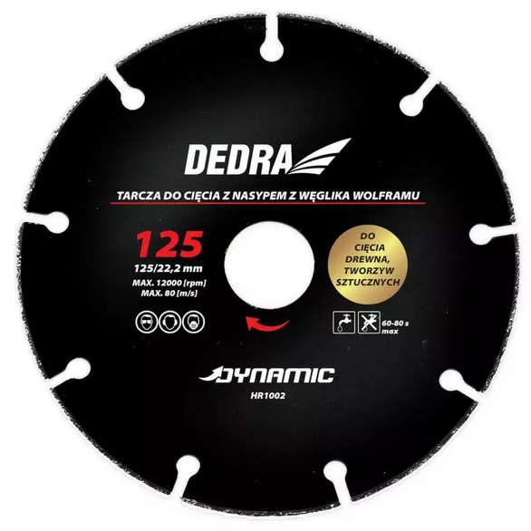 Tarcza do drewna tworzyw sztucznych 230mm/22.2