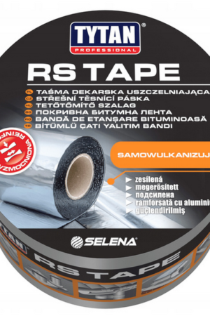 Taśma kominowa asfaltowa 15cm 10mb czarna Tytan