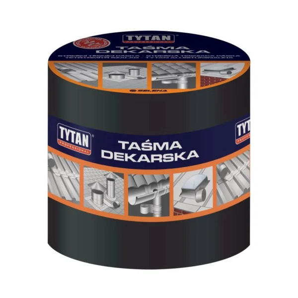Taśma kominowa asfaltowa 15cm 10mb grafit Tytan