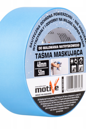 Taśma malarska do natrysku 38mm/50m niebi  Motive