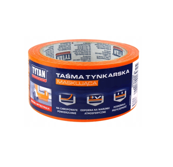 Taśma tynkarska pomarańcz 38x50m Tytan