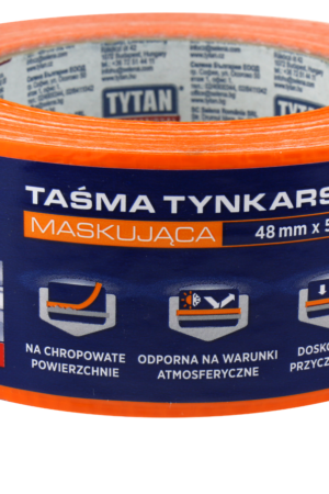 Taśma tynkarska pomaranczowa 48x50m Tytan
