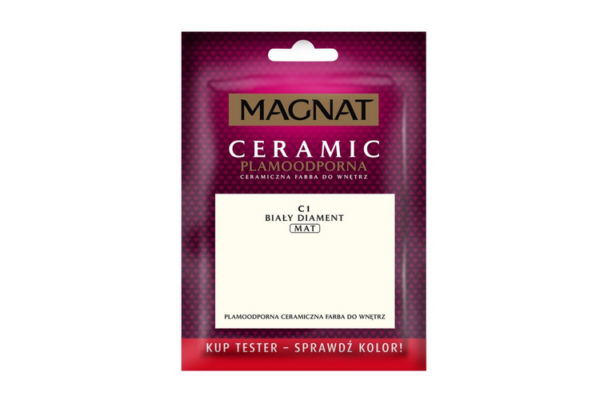 Tester Farba Magnat Ceramic Biały diament C1
