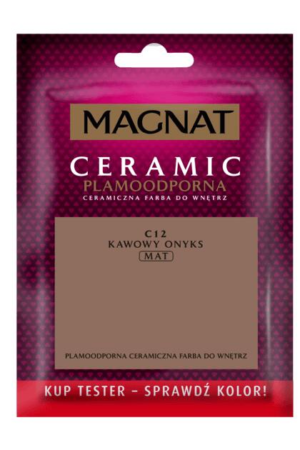 Tester Farba Magnat Ceramic Kawowy onyks C12