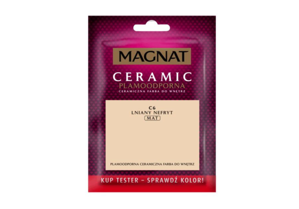 Tester Farba Magnat Ceramic Lniany nefryt C6