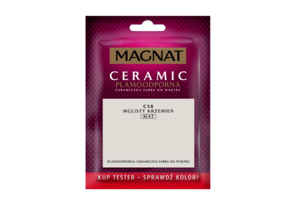 Tester Farba Magnat Ceramic Mglisty krzemień C58
