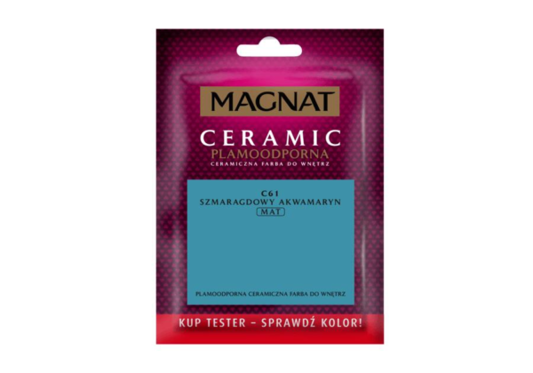 Tester Farba Magnat Ceramic Szmaragd akwamary C61