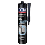Uszczelniacz dekarski bitum srebrny 280ml Tytan