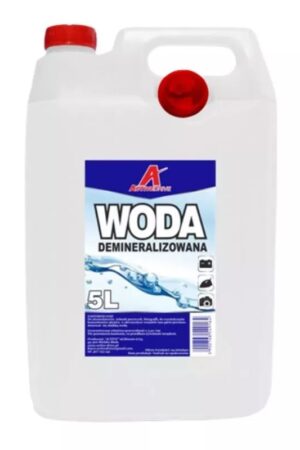 Woda demineralizowana 5l Activedrive