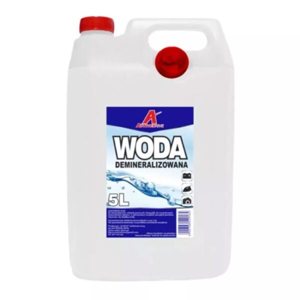 Woda demineralizowana 5l Activedrive
